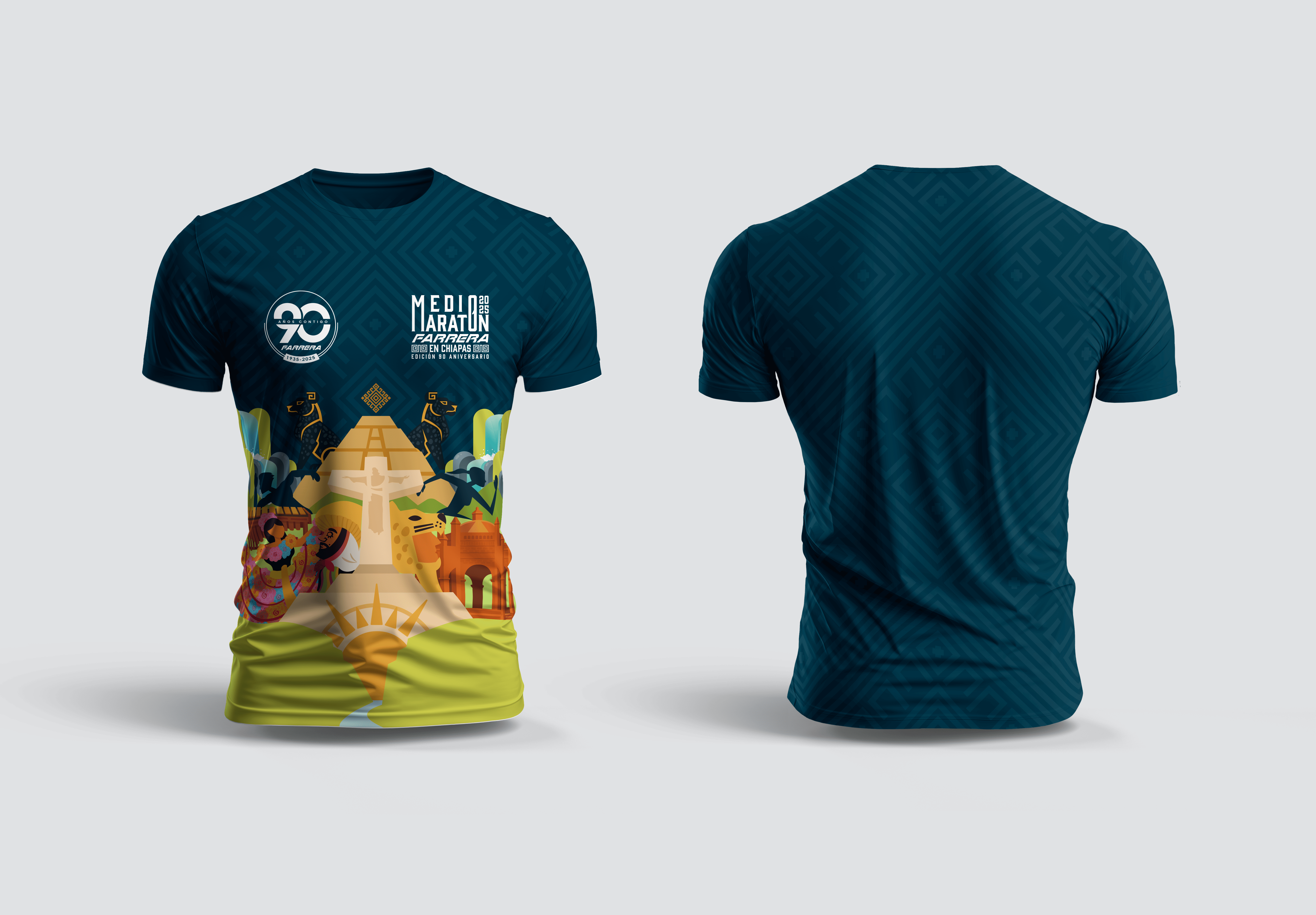 Playera del Medio Maratón Farrera 2025
